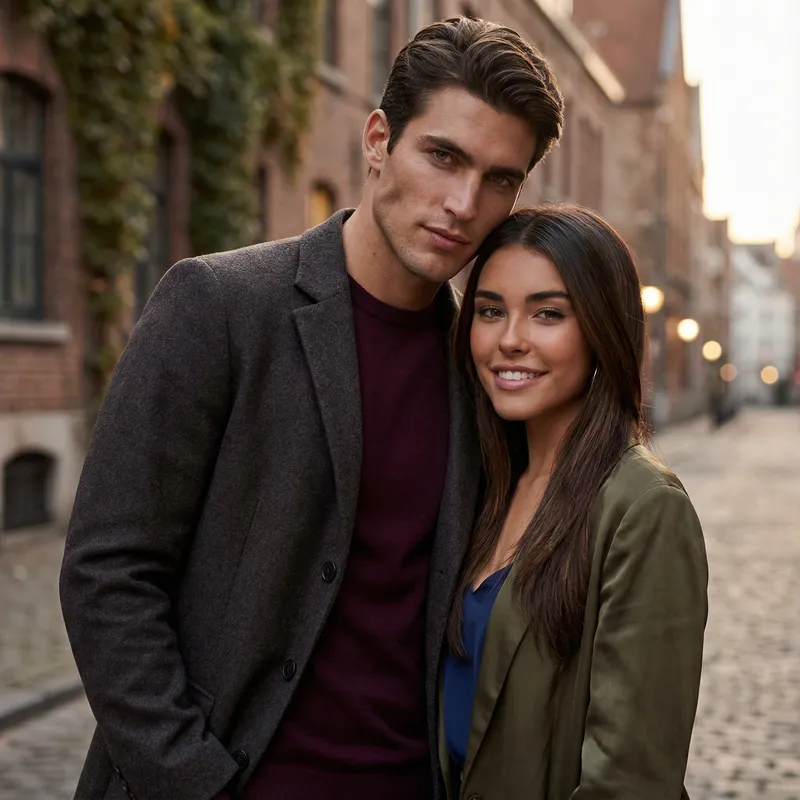 Captivating Portrait of Model and Madison Beer