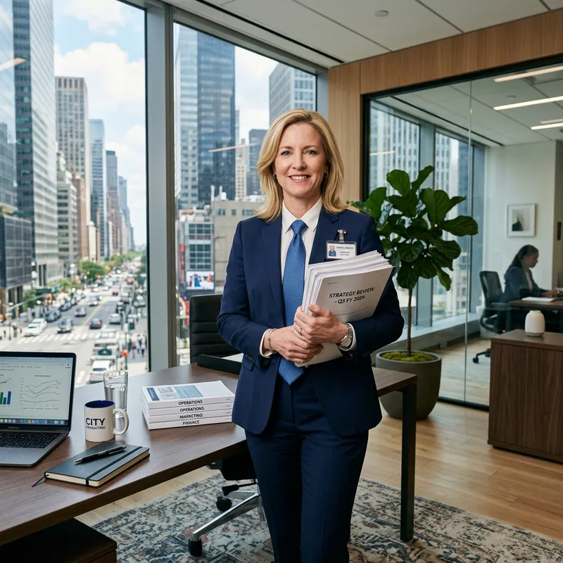 Professional Business Woman in Office Environment | Expertise Shown