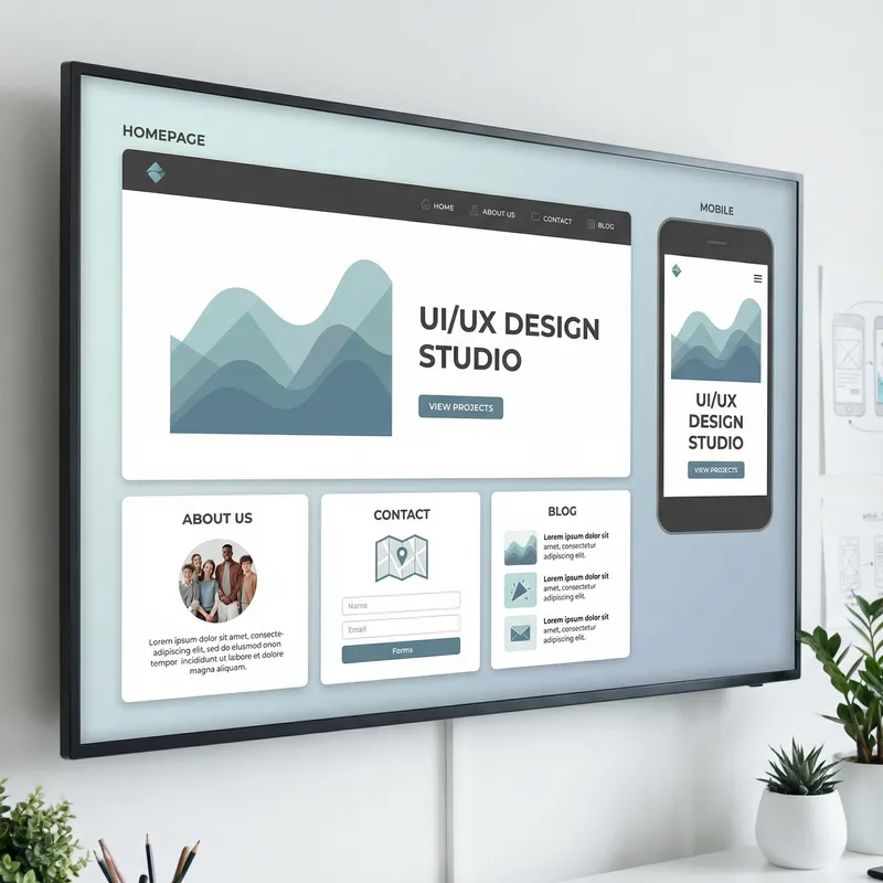 Meticulously Designed Modern Interior UI/UX Template