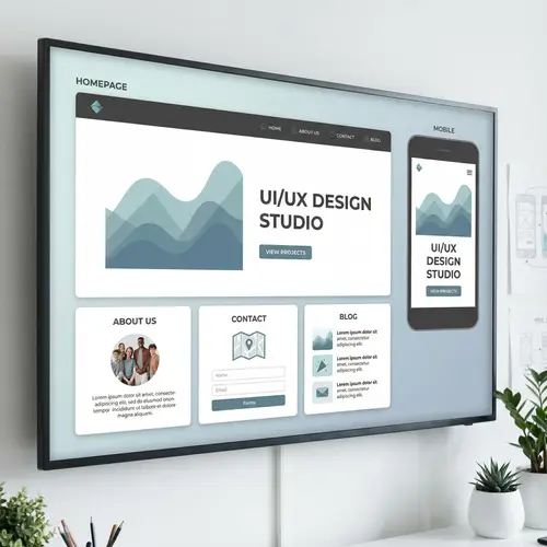 Modern Interior UI/UX Website Design Template