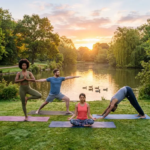 Tranquil Yoga Session at Serene Park | Sunrise Wellness Retreat