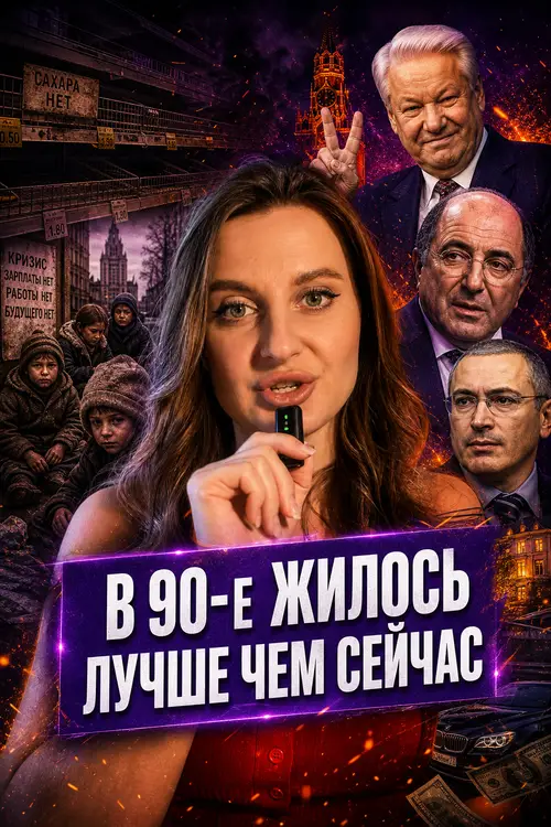 Dramatic 90s Russia Video Thumbnail Design