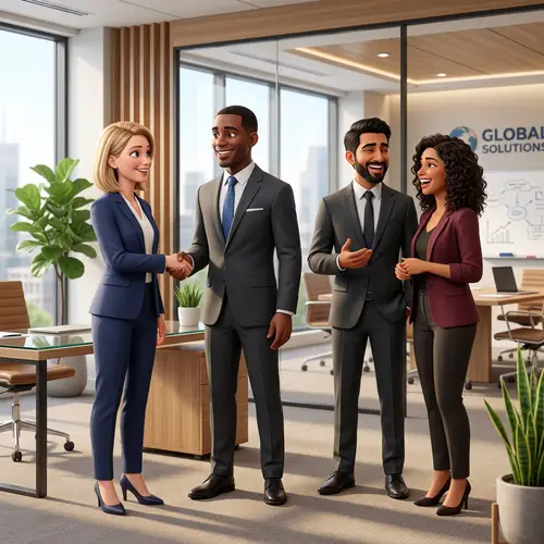 Corporate Culture Interaction | 3D Illustration