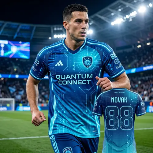 Futuristic ICT Jersey Design - Trendy Custom Apparel