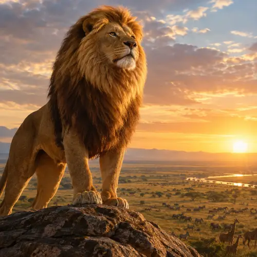 Majestic Mufasa: Ruler of the Savannah