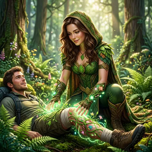 Plant-Powered Superhero with Healing Abilities