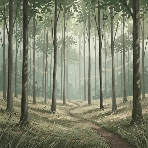 Enchanted Forest Minimalist Style