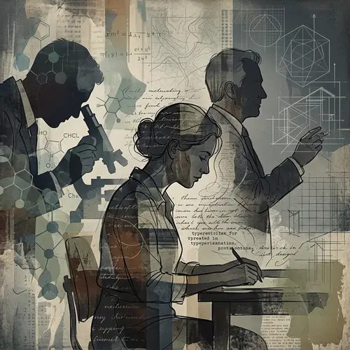 Essence of Mature Professionals: Abstract Composition