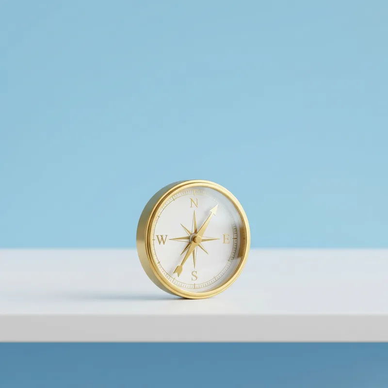 Golden Compass: Steady Leadership | Minimalist Guidance