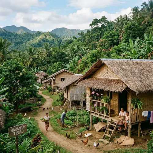 Traditional Bamboo Village in the Philippines: Timeless Tranquility