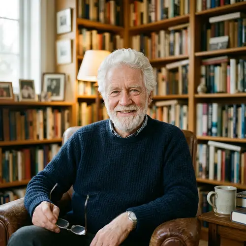 White-Haired Man Portrait