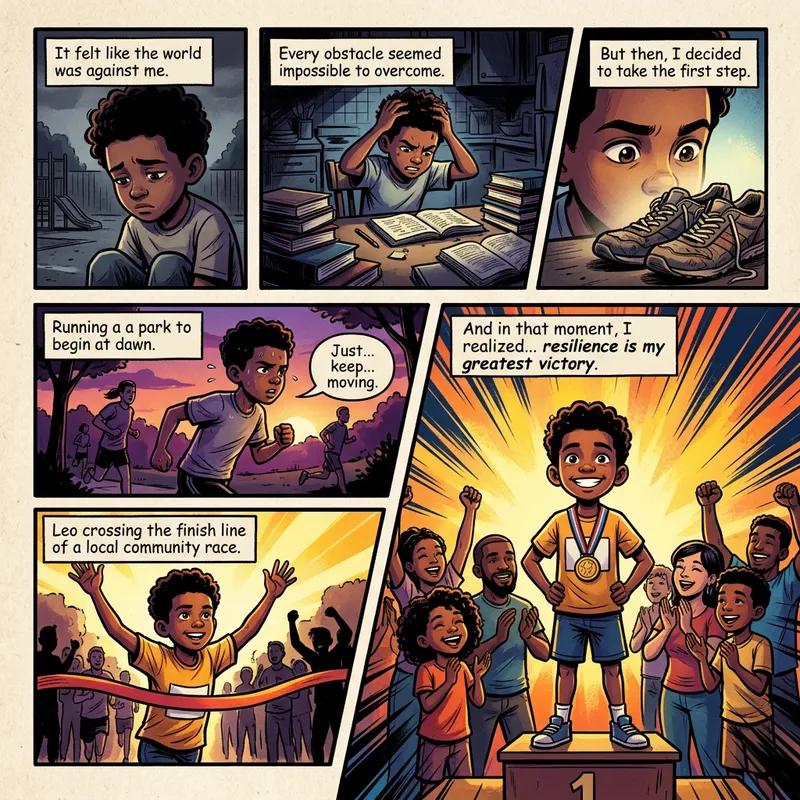 Heartwarming Tale of Resilience and Triumph by a Young Boy