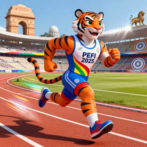 Dynamic Sports Mascot for PEFI State Athletics 2025