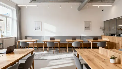 Cozy Scandinavian Coworking Space Design Ideas