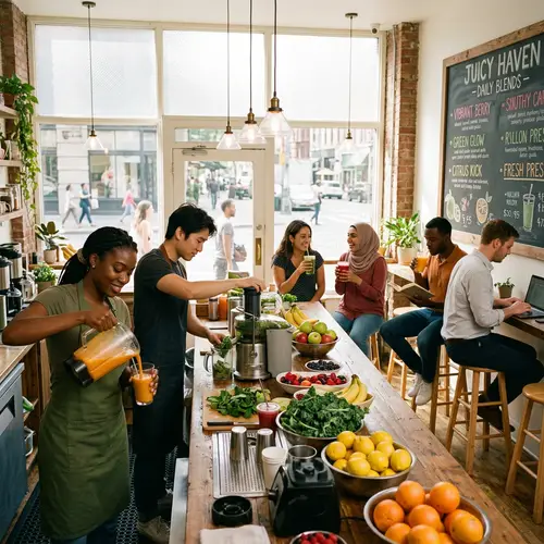 Vibrant City Juice Bar: Fresh Fruit Delights