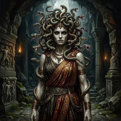 Medusa Gorgona: Mythical Monster of Greek Legend
