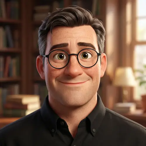 Animated Pixar Character Portrait