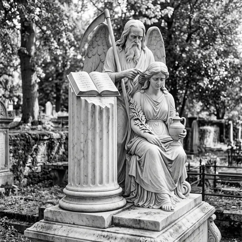 Grand Master Hiram Abiff Marble Monument - Symbolism and Meaning