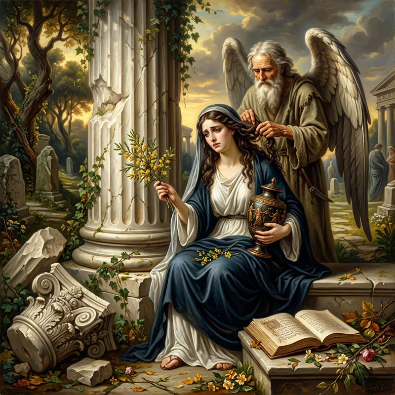 Marble Monument Symbolism: Untimely Death, Unfinished State, and Masonic Virtues