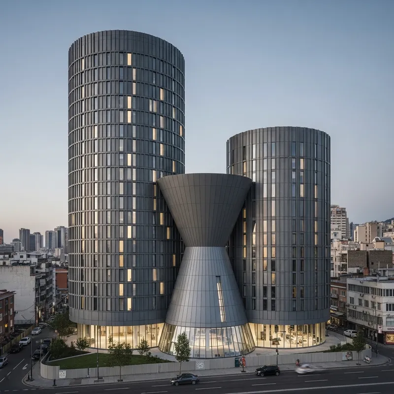 Innovative Building Design: Cylinder and Cone Shapes Innovative Building Design: Cylinder and Cone Shapes