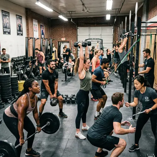 High-Intensity Interval Training at Diverse Gym | Efficient Strength Workouts