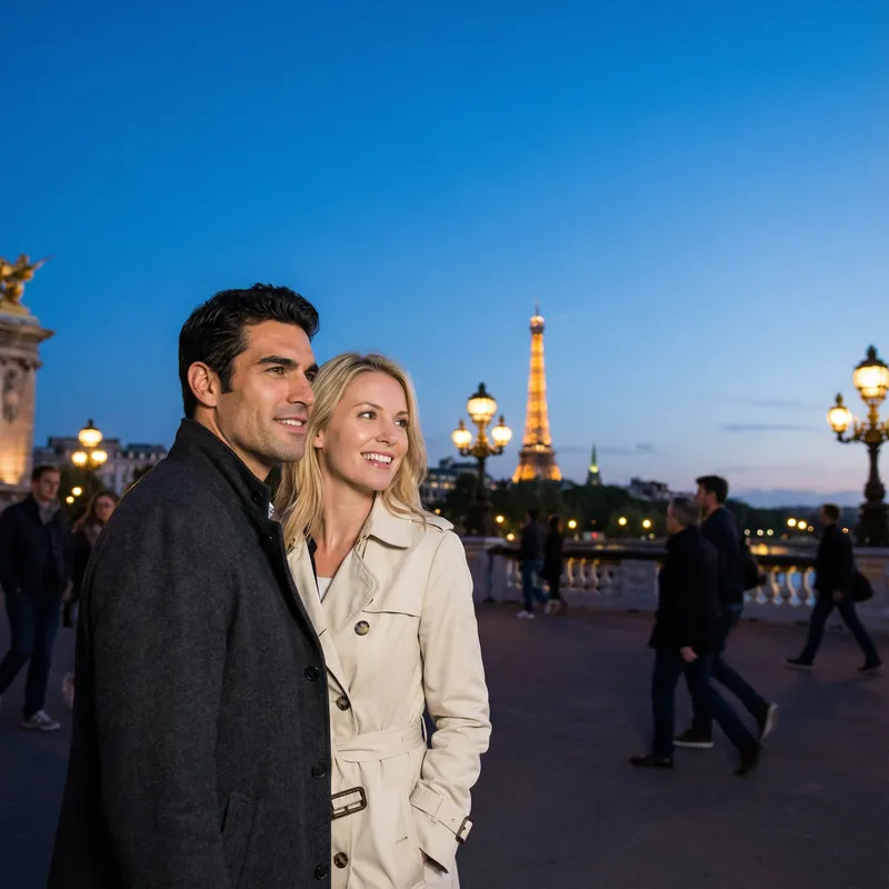 Romantic Evening in Paris: A Captivating Encounter