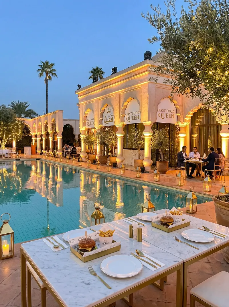 Fast Food Queen: Elegant Marrakech Theme Restaurant
