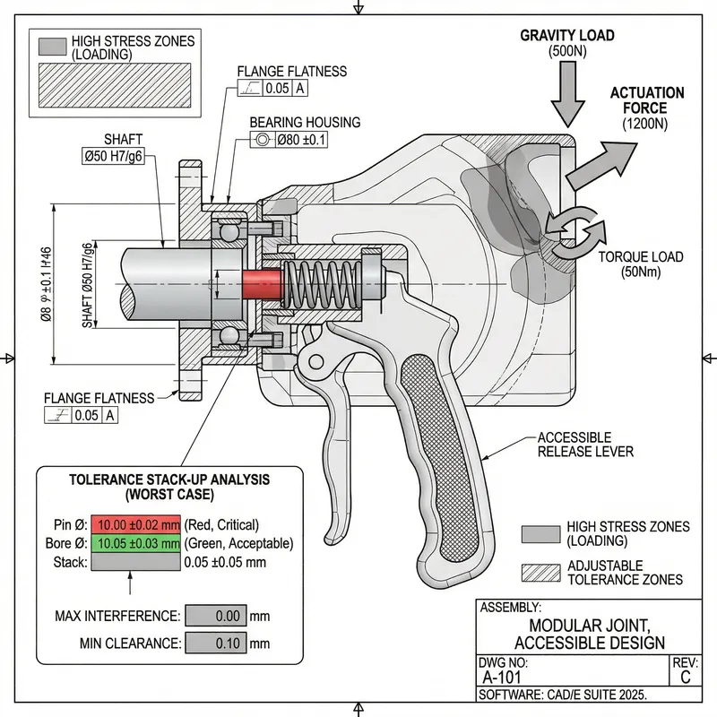Efficient Tolerance Analysis with CAD/E Tools for Assembly Design