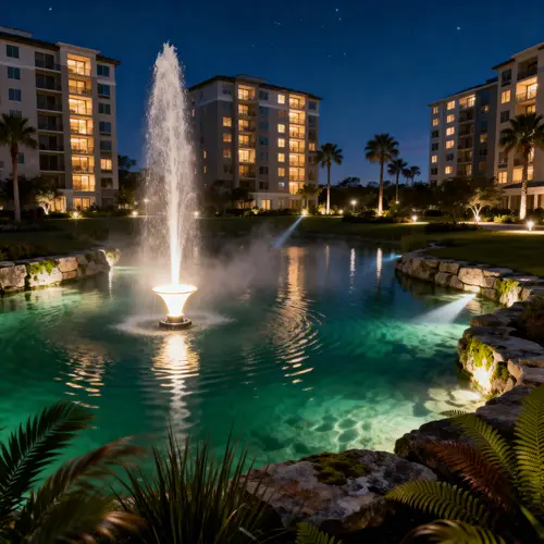 Stunning 8K Night Shot of Fountana Lake