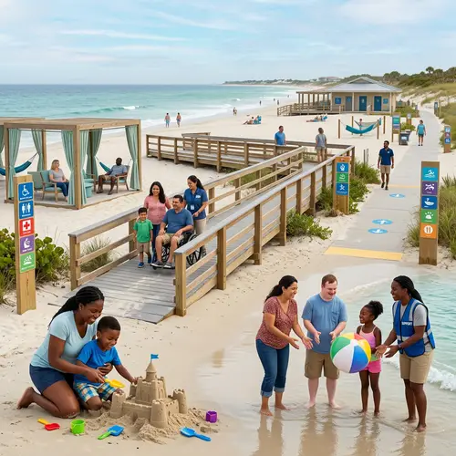 Accessible Beach Vacation for Individuals with Mental Disabilities