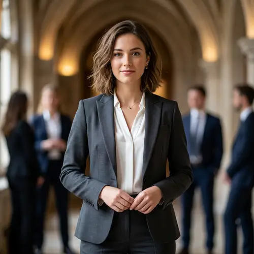 Formal Suit Photo of a Woman