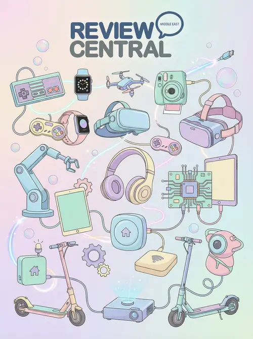 Pastel Color Gizmos & Gadgets Ads