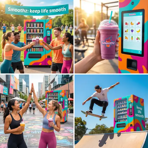 Smoothz: Launching Vibrant Smoothie Vending Machines