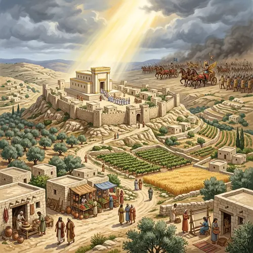 Historical Representation of Kingdom of Judah: A Visual Illustration