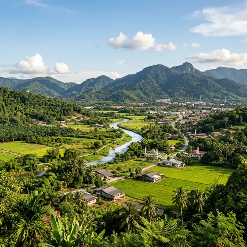 Bukit Mertajam, Malaysia - Scenic Valley Views