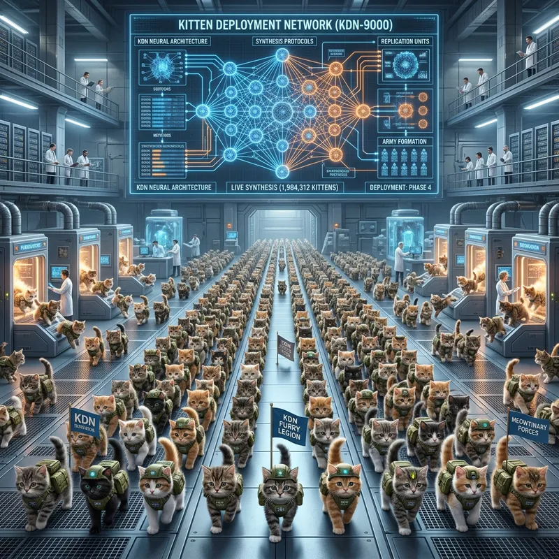 Neural Network Creates an Army of Kittens