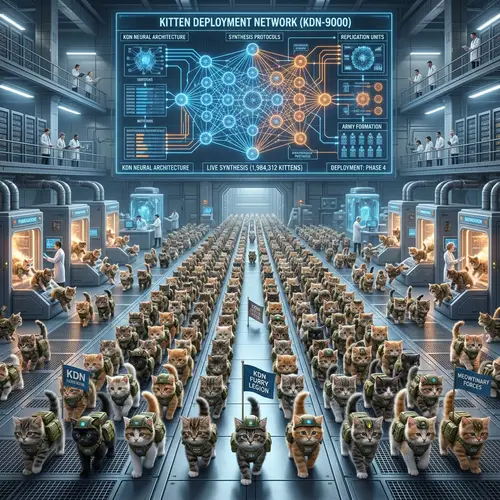 Neural Network Creates an Army of Kittens