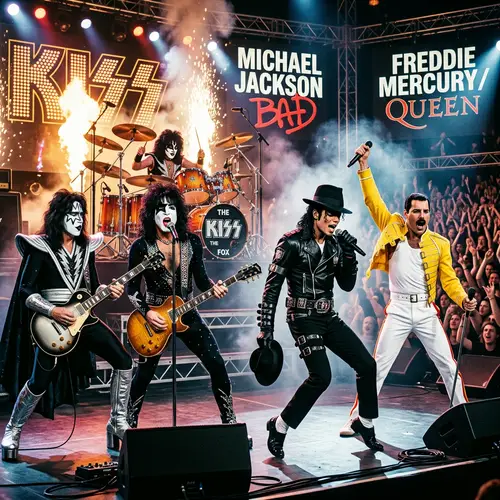 KISS and Michael Jackson Live Performance Collaboration