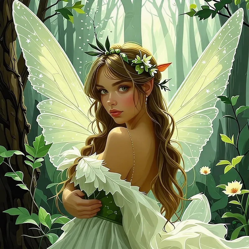 Enchanting Forest Fairy - Discover Magical Creatures Enchanting Forest Fairy - Discover Magical Creatures