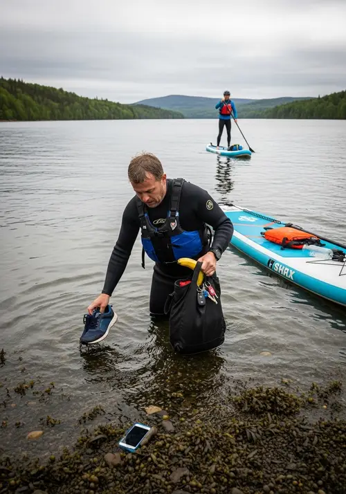 Surreal River Adventure: A Sudden Splash