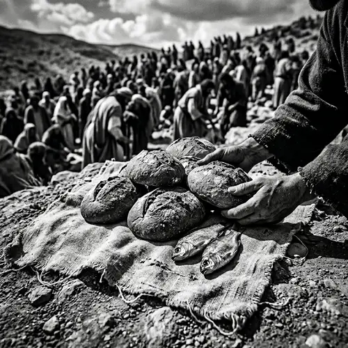 Feeding the 5000: Rustic Bread and Fish Symbolism