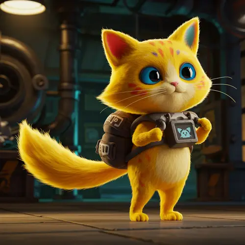 Yellow Thunder Cat with Grabpack | Poppy Playtime