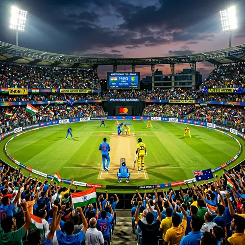 Electric Atmosphere at Packed Cricket Stadium | IPL Match