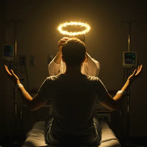 Golden Halo Anointing in Hospital Setting