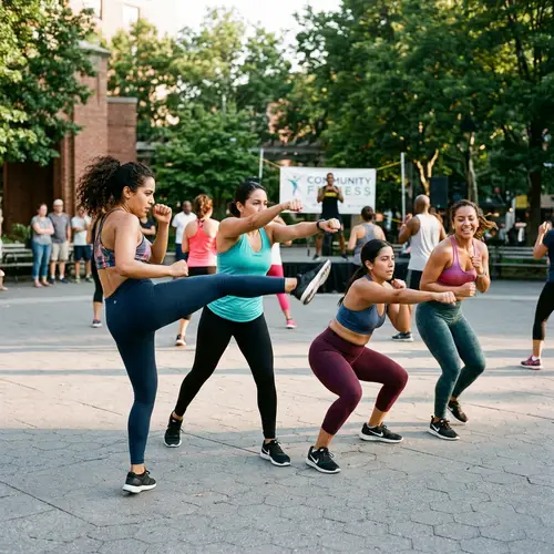 Dynamic Latina Women Taebo Classes