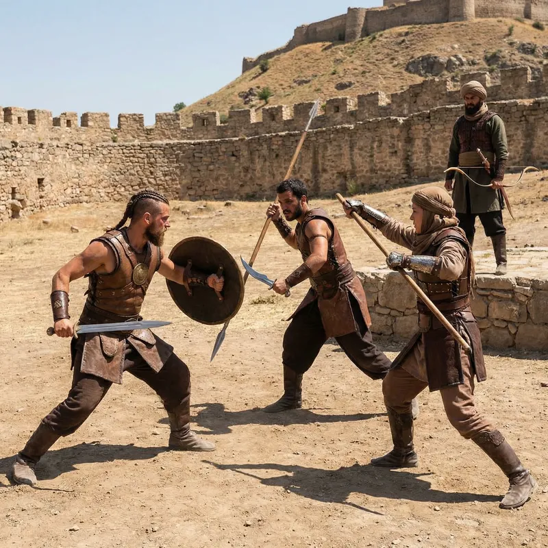 Ancient Warriors Master Fierce Battle Skills