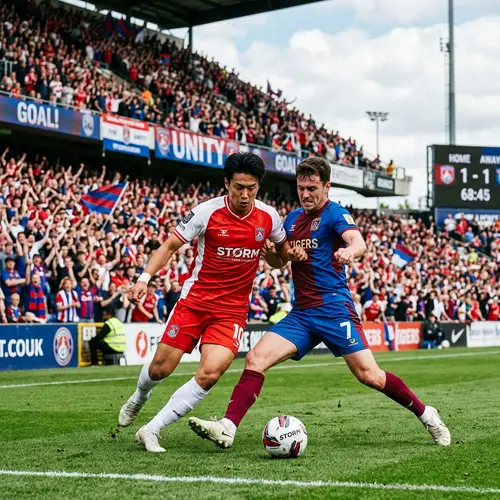 Football Rivalry: Skilled Players Challenge Each Other on Field
