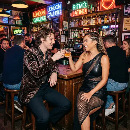 Harry Styles & Bad Gyal: Bar Chat & Friendship | Pop & Reggaeton Stars