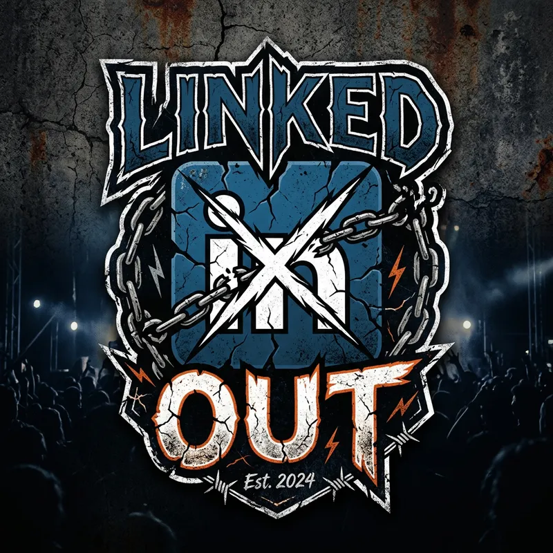 Logo Design for Linked Out Rock Band