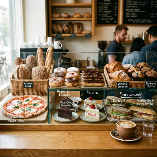 Delicious Treats: Donuts, Cakes, Pizza & More